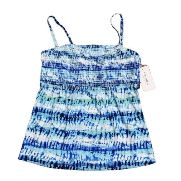 NWT FullFitAll Women's Tankini Swim Top Plus Size 16 & 18 - Picture 2 of 5